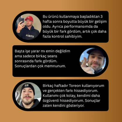 Toreon™ Erkek Performans ve Boyut Destek Cihazı
